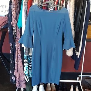 White House Black Market Bell Sleeve Dress